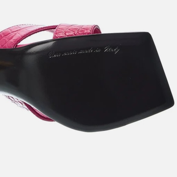 Dolce Gabbana DG logo sculped heel sandals mules size 39 - Picture 11 of 16